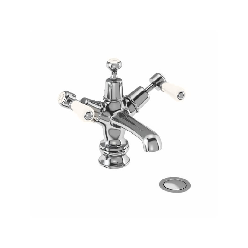 Kensington Medici Regent basin mixer with click clack waste